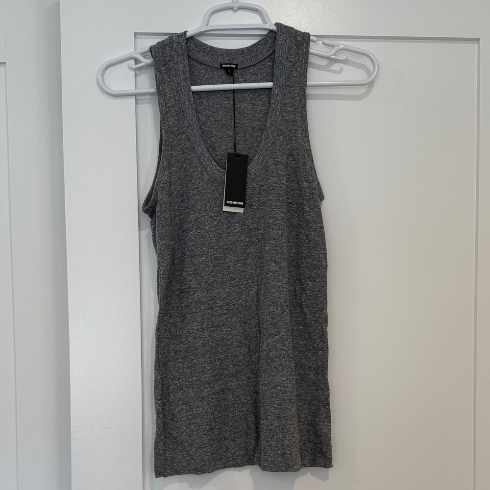 Monrow Gray Women's Tank Top